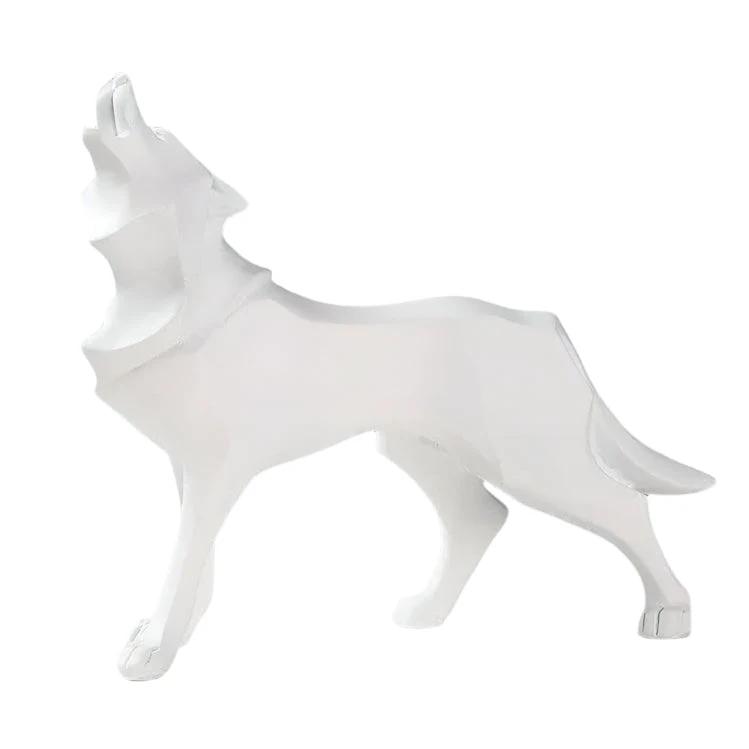 LupoForm – Geometric Wolf Statue with Sharp-edged Design for Modern Spaces Bowlift by Bowlift