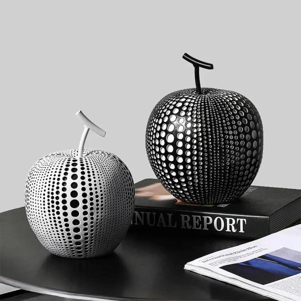Luxurious Polka Dot Apple Sculpture by Casa & Beyond