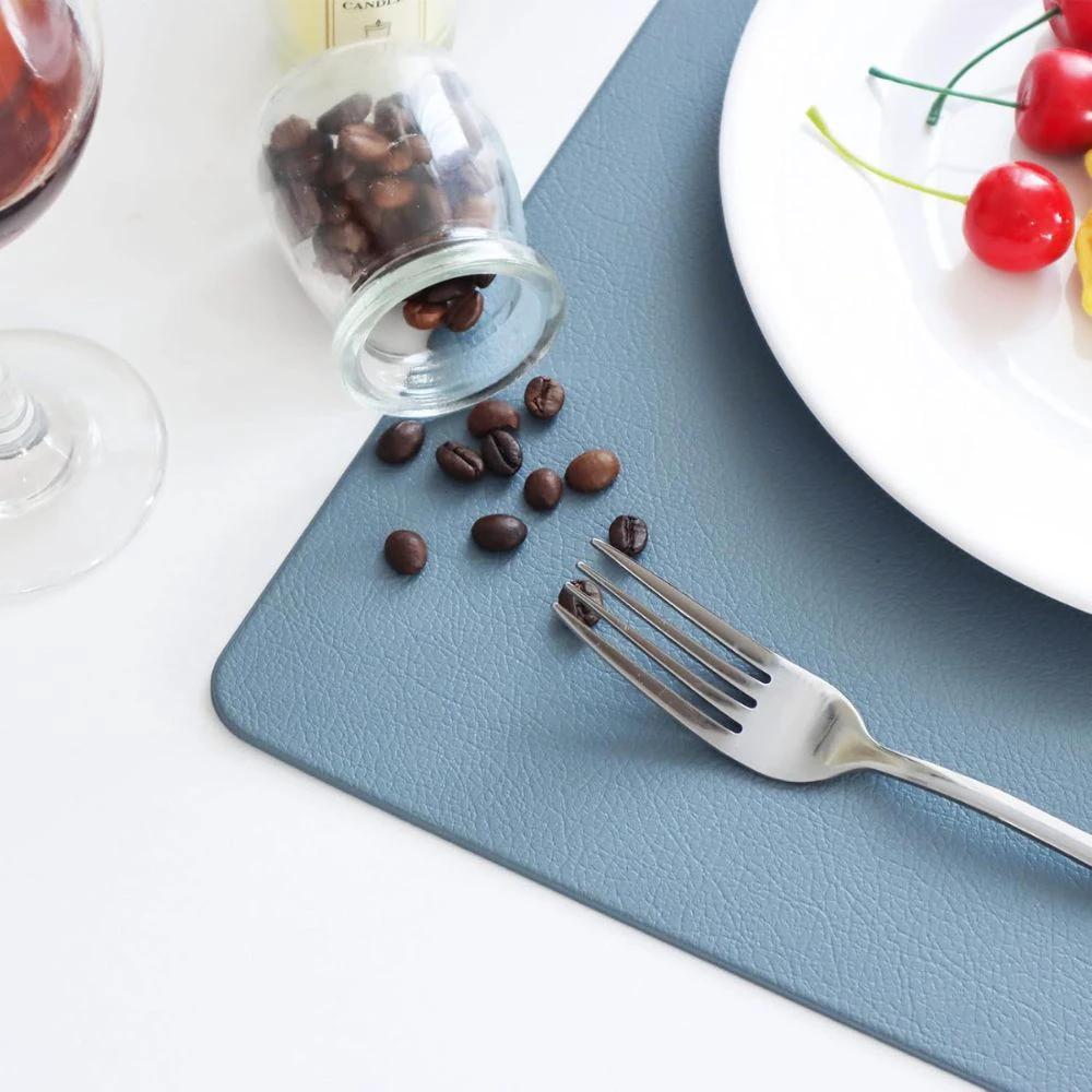 Luxury Vintage Leather Placemat by Casa & Beyond