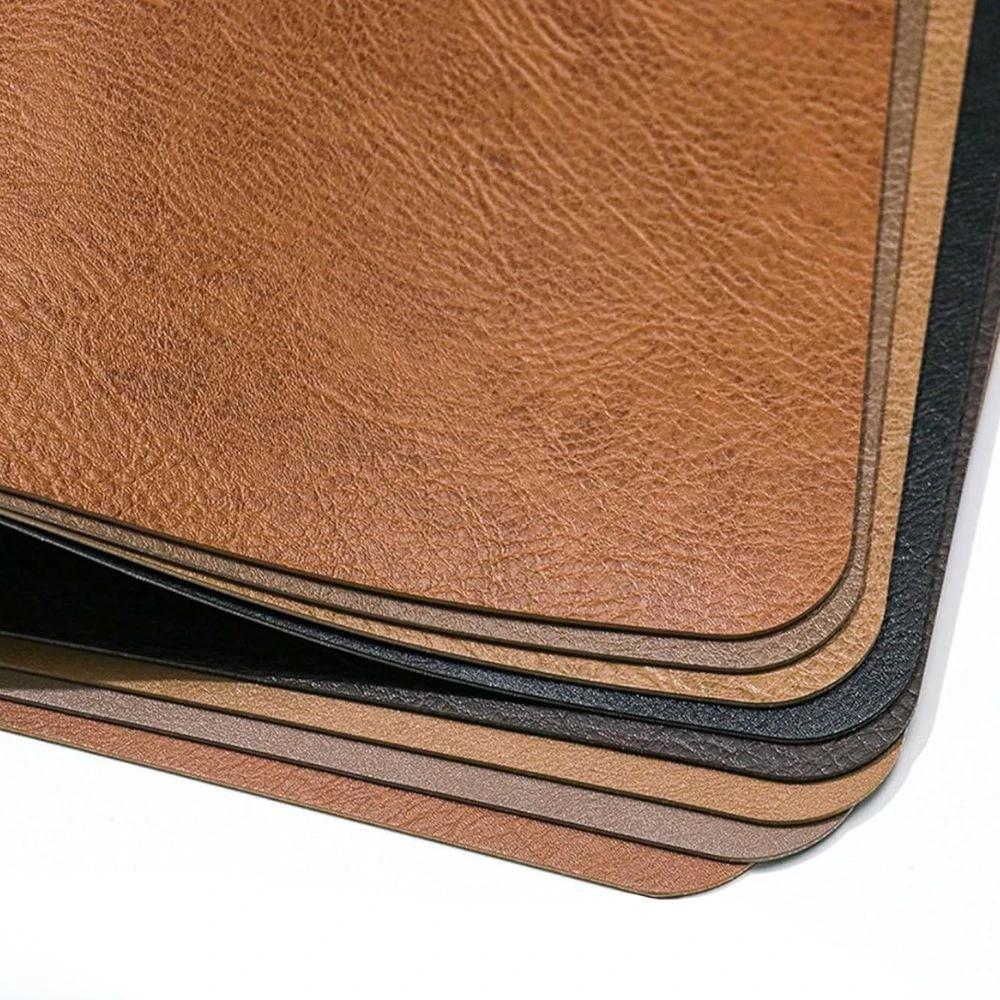 Luxury Vintage Leather Placemat by Casa & Beyond