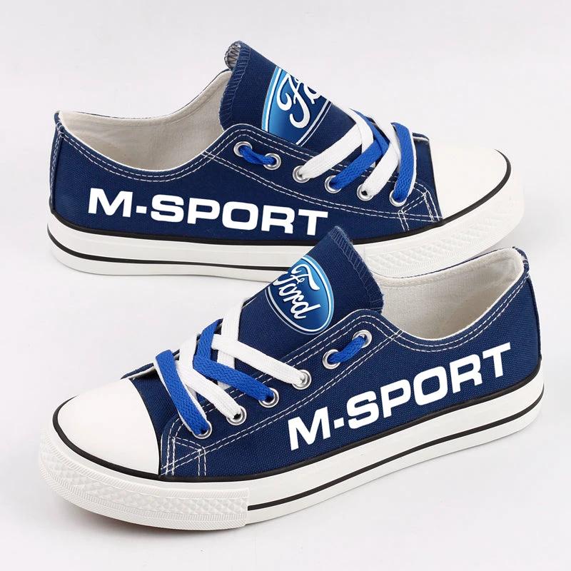 M-SPORT FORD WRT M-SPORT Canvas Sneakers Shoes For Men Women Fans by Crocs