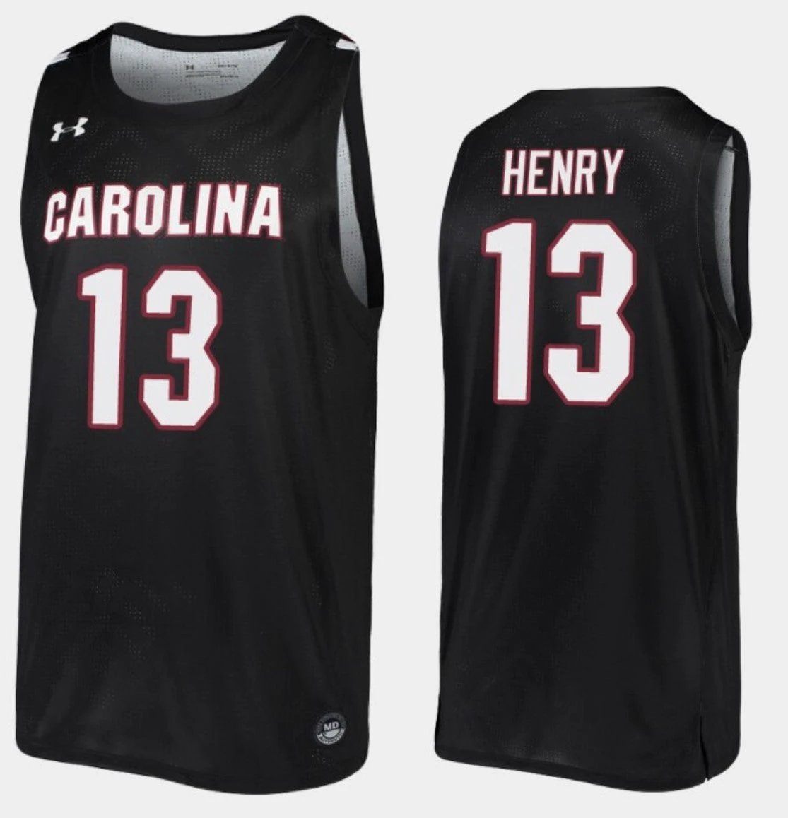 Micaiah Henry Jersey South Carolina Gamecocks College Basketball Black Replica #13 by My store basketball