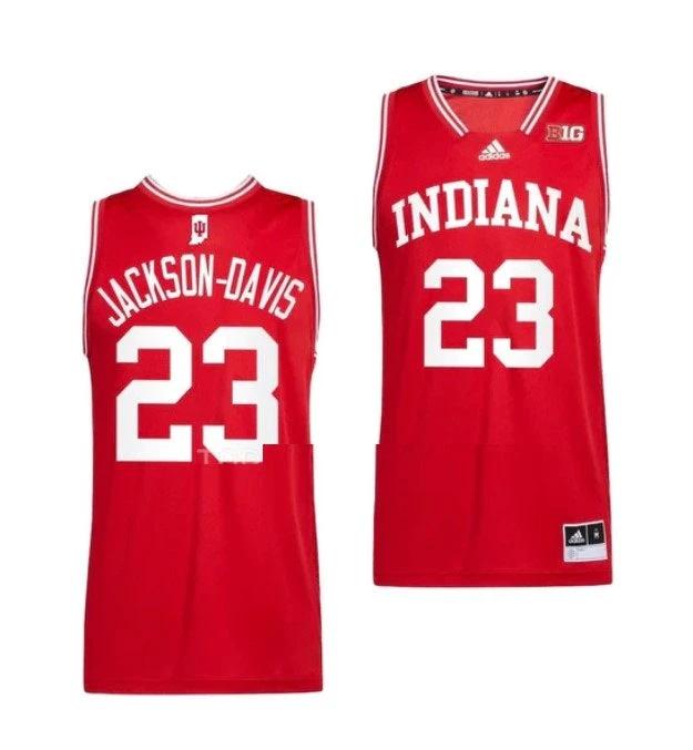 #23 Trayce Jackson Davis Jersey Indiana Hoosiers College Basketball Jerseys Red by My store basketball