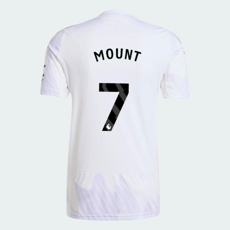 Manchester United 2025-26 Away MOUNT 7 Match Jersey – White by Soccer Jersey