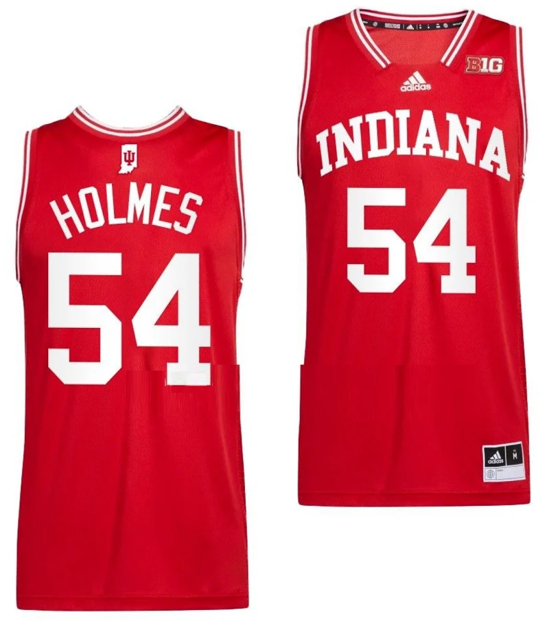 Mackenzie Holmes Jersey #54 Indiana Hoosiers College Basketball by My store basketball