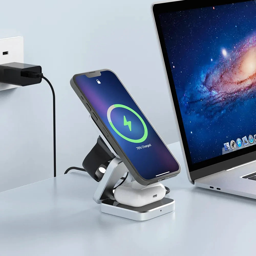 PowerFlex 3-in-1 Charging Station - Magnetic & Foldable Charging Bowlift by Bowlift