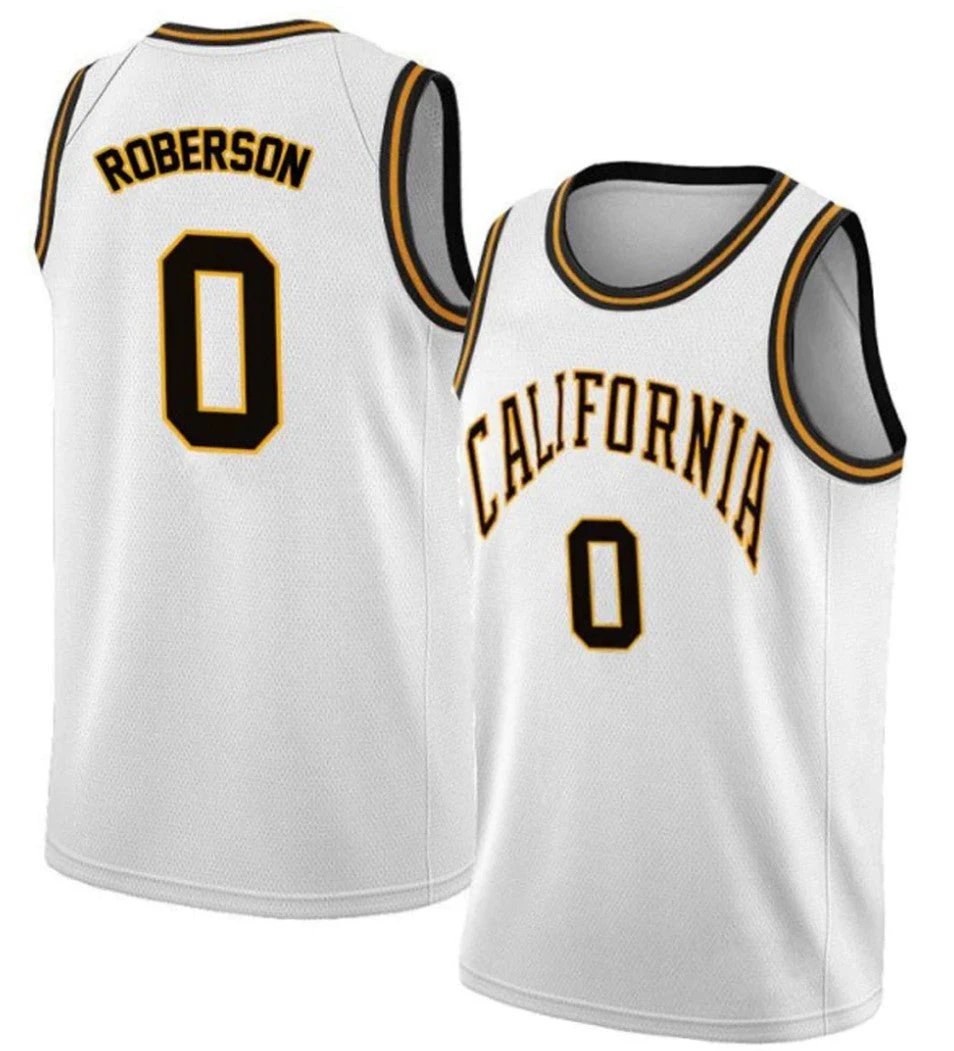 Marsalis Roberson Jersey California Golden Bears College Basketball #0 by My store basketball