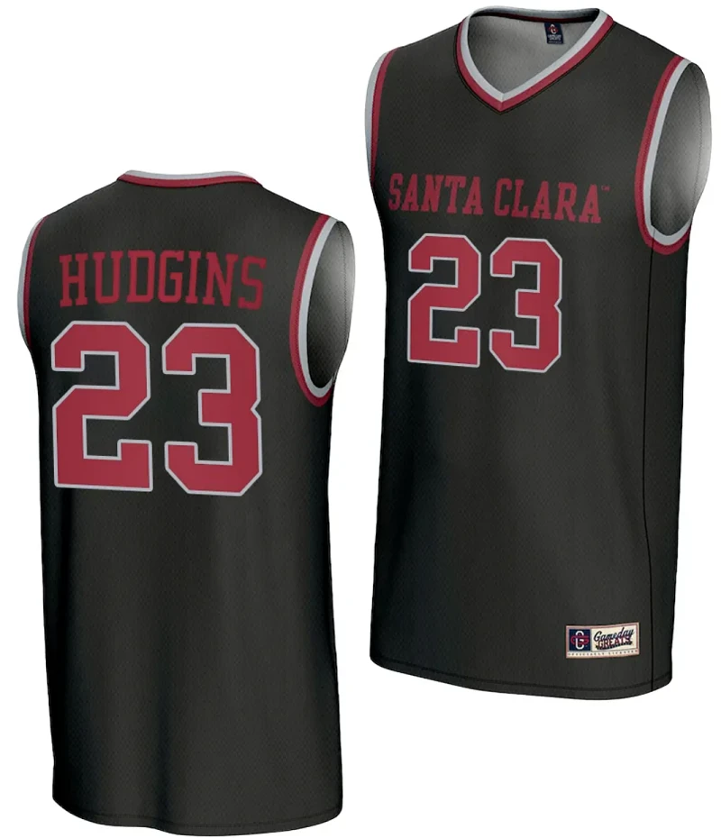 Marya Hudgins Jersey #23 Santa Clara Broncos Basketball NIL Lightweight Black by My store basketball
