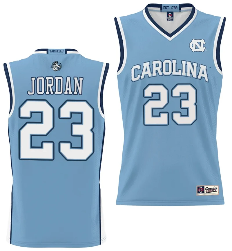 Michael Jordan Jersey #23 UNC Tar Heels College NIL Basketball Lightweight by My store basketball