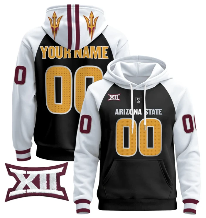 Custom Arizona State Sun Devils Hoodie Pullover 2024 by Hoodie Pullover