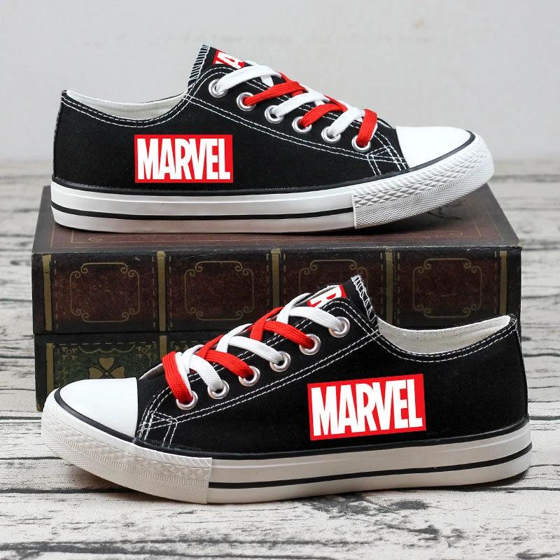MARVEL Low Top Canvas Sport Sneakers Shoes For Men Women Fans by Crocs
