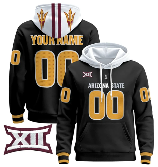 Custom Arizona State Sun Devils Hoodie Pullover 2024 by Hoodie Pullover