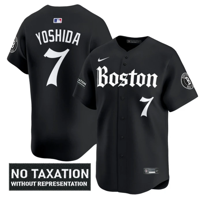 Masataka Yoshida Jersey #7 Boston Red Sox Retro Newspaper Edition Vapor Premier Limited Stitched by My Store