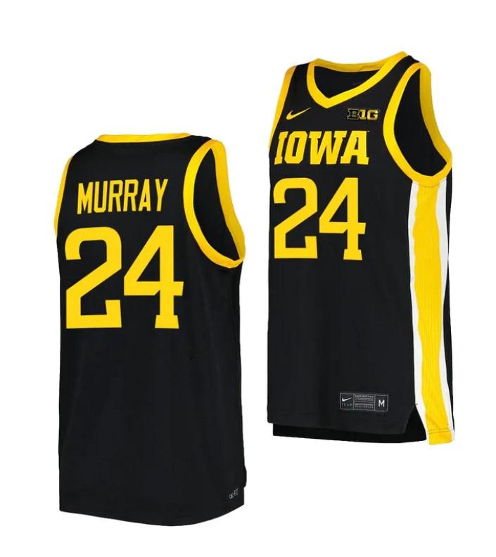 #24 Kris Murray Jersey Iowa Hawkeyes College Basketball Jerseys by My store basketball