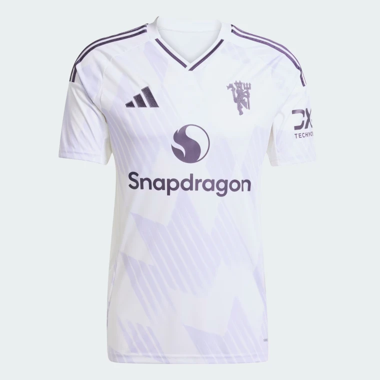 Manchester United 2025-26 Away ANTONY 21 Match Jersey – White by Soccer Jersey