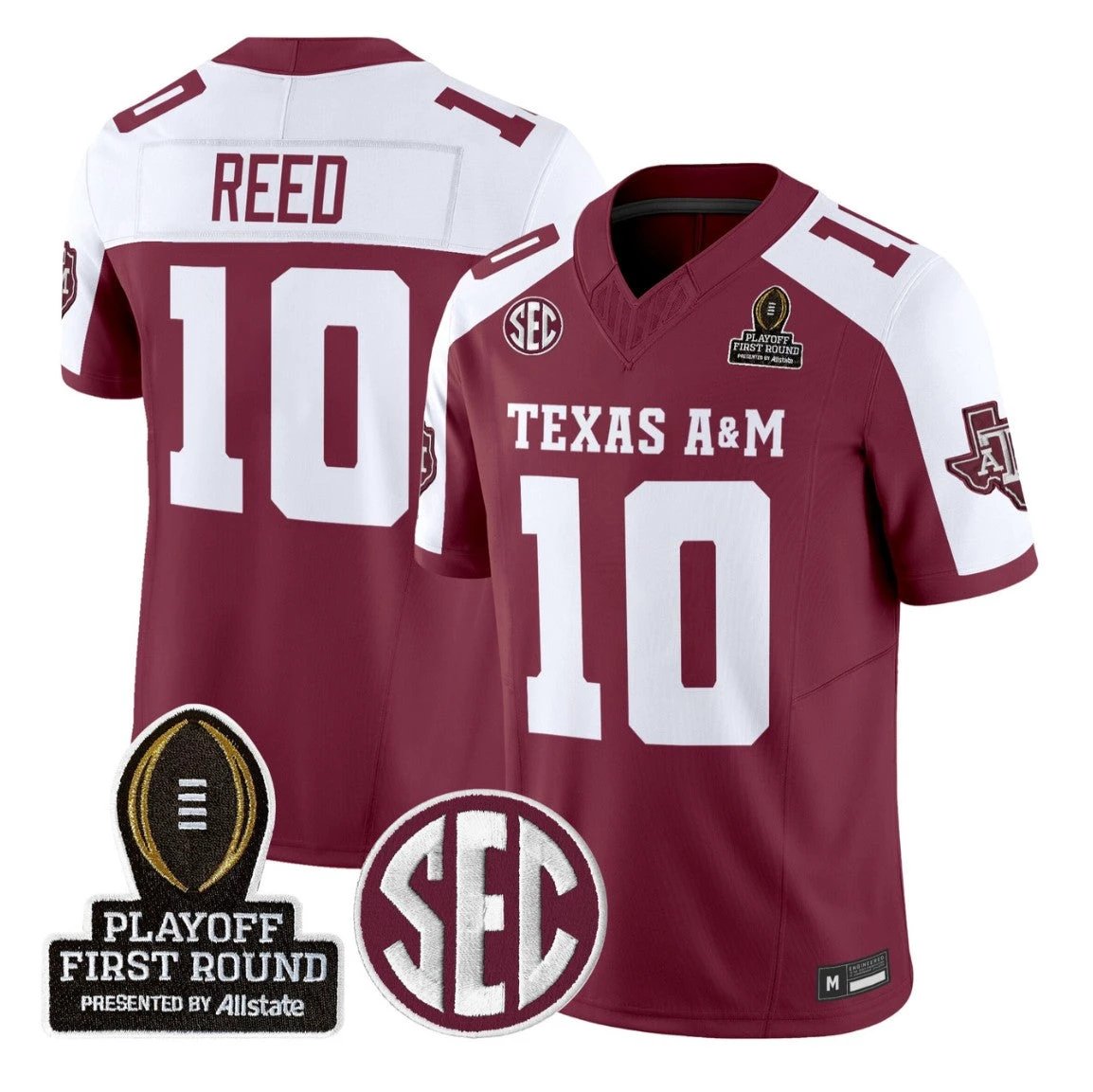 Marcel Reed Jersey #10 Texas A&M Aggies 2025 Playoff First Round Stitched Black ALter by My Store NCAA Football Jerseys