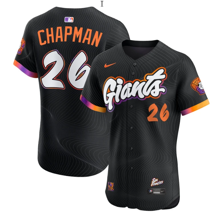 Matt Chapman Jersey #26 San Francisco Giants 2025 City Connect Vapor Premier Elite Stitched by My Store