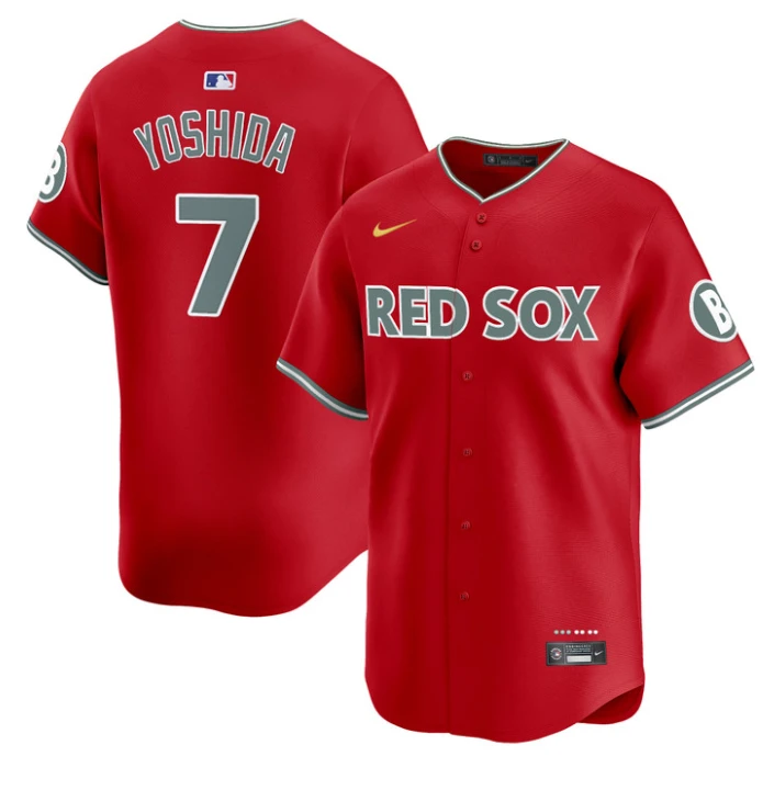 Masataka Yoshida Jersey #7 Boston Red Sox 2025 City Connect Vapor Premier Limited Stitched White by My Store