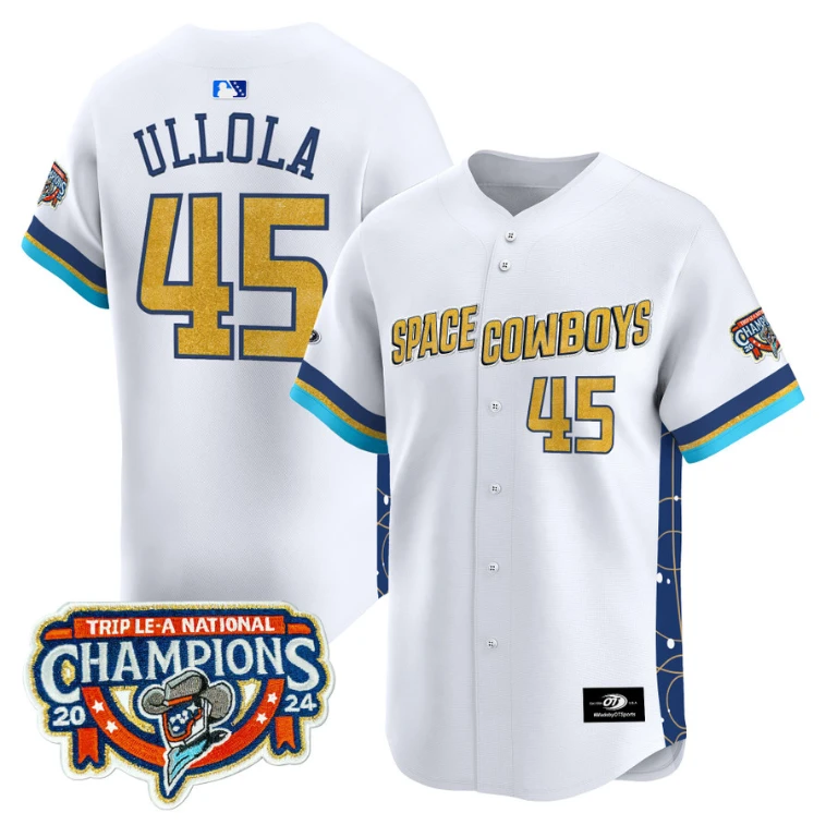 Roger Clemens Jersey #21 Sugar Land Space Cowboys Championship Patch Vapor Premier Limited Stitched by My Store