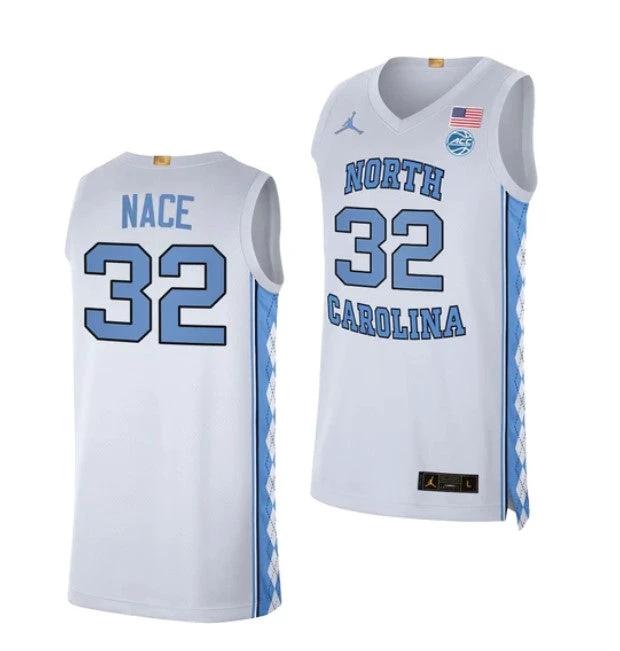 Men's #32 Pete Nance Jersey North Carolina Tar Heels College Basketball Jerseys White by My store basketball