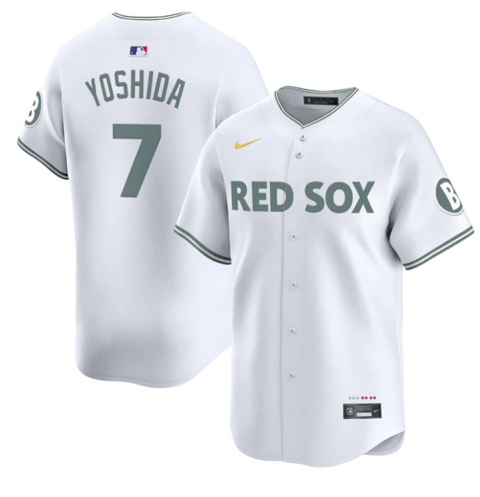 Masataka Yoshida Jersey #7 Boston Red Sox 2025 City Connect Vapor Premier Limited Stitched White by My Store
