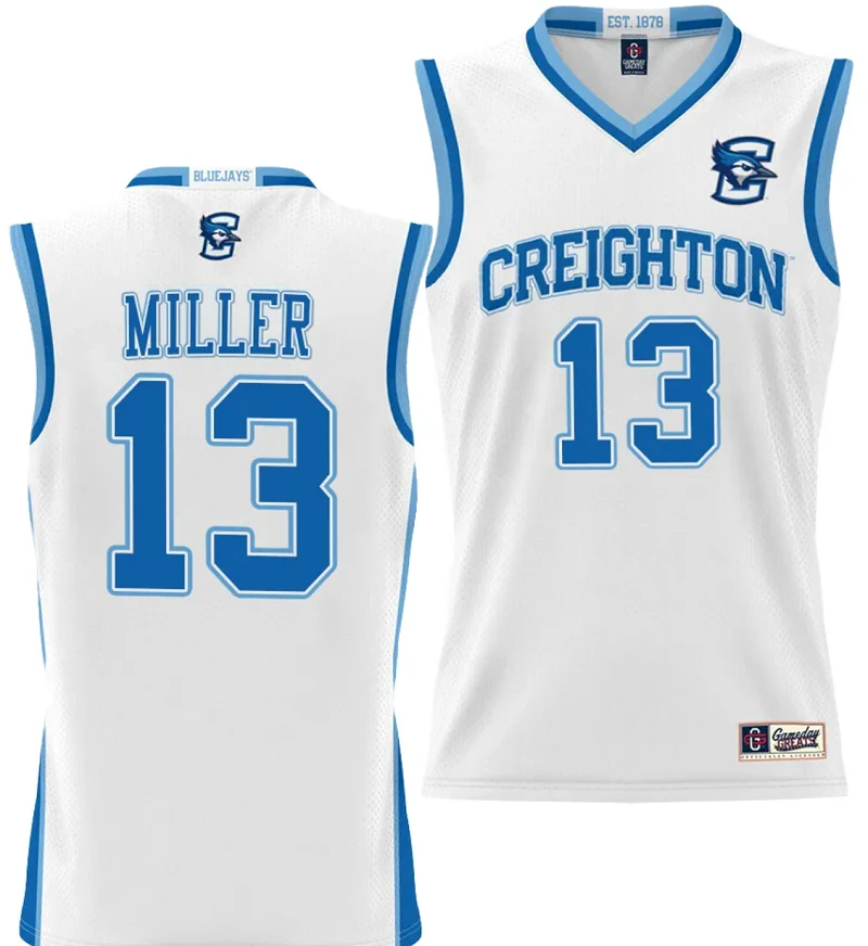 Mason Miller Jersey #13 Creighton Bluejays College NIL Basketball Lightweight by My store basketball
