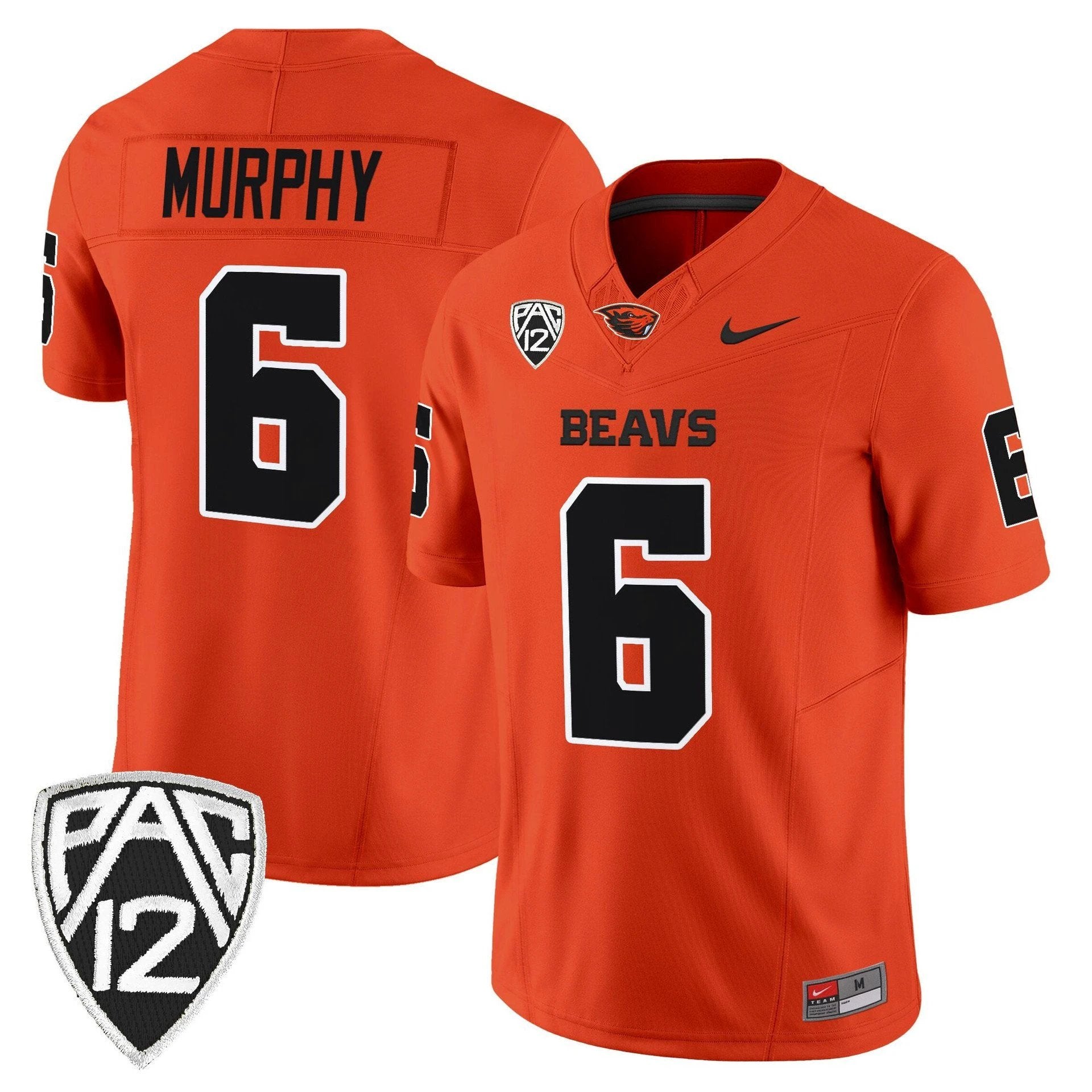 Maalik Murphy Jersey #6 Oregon State Beavers 2025 Limited Stitched by My Store NCAA Football Jerseys