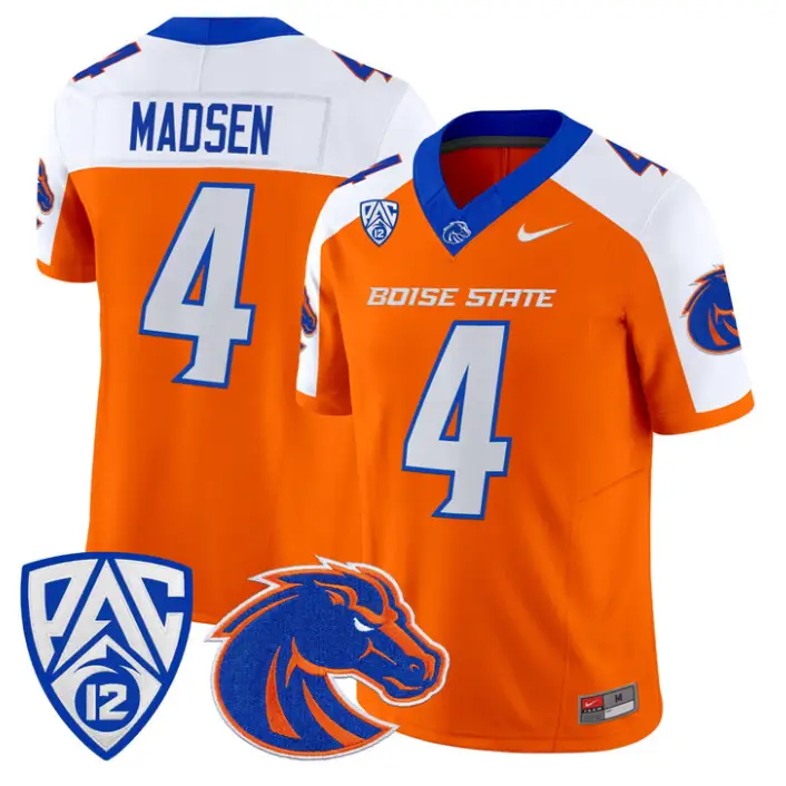 Maddux Madsen Jersey #4 Boise State Broncos 2026 Vapor Limited Stitched by My Store NCAA Football Jerseys