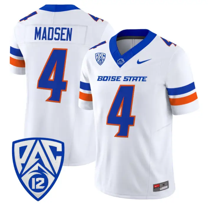 Maddux Madsen Jersey #4 Boise State Broncos 2026 Vapor Limited Stitched by My Store NCAA Football Jerseys