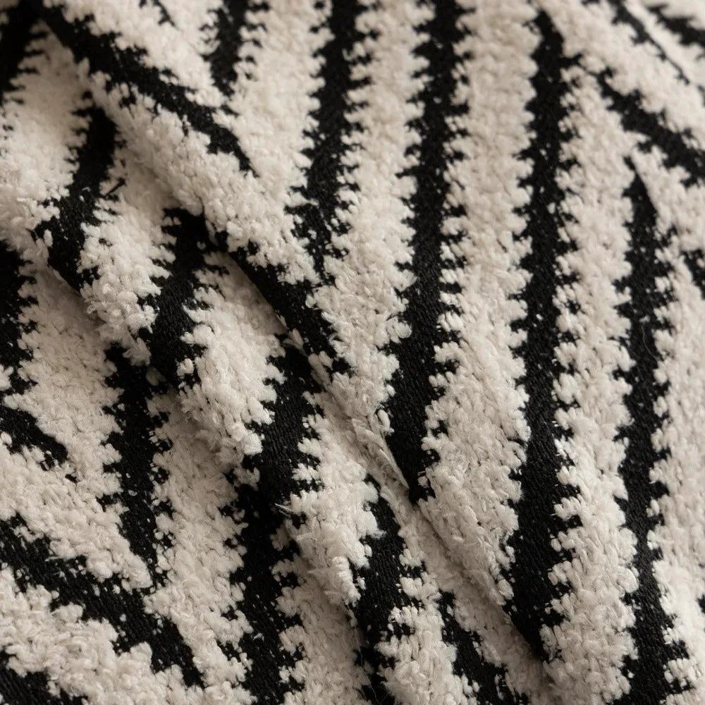 Marella Soft Chevron Sofa Cover by Casa & Beyond US