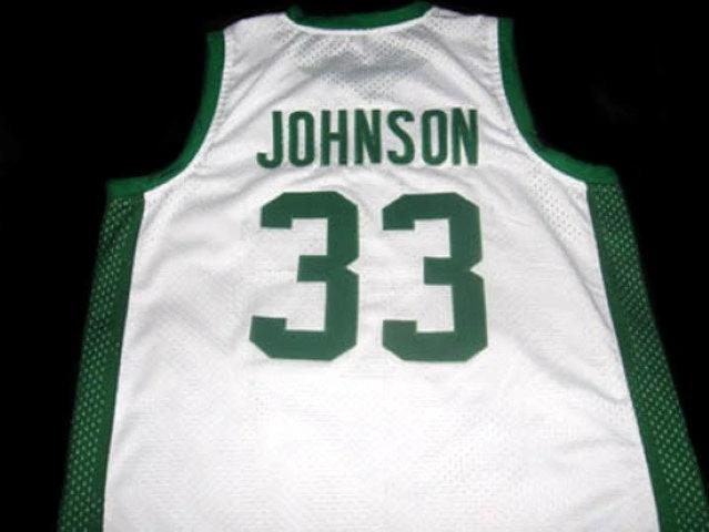 Magic Johnson Jersey #33 Michigan State Basketball White by My store basketball