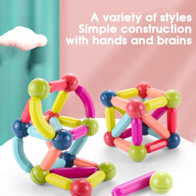 Magnet Stick Building Blocks - Multiple Fun Games Bowlift by Bowlift