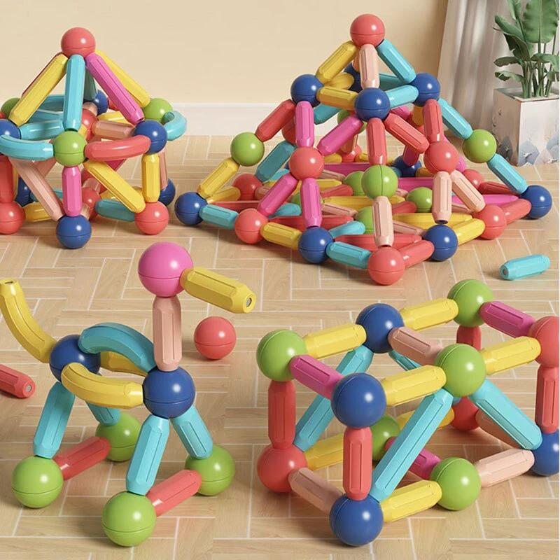 Magnet Stick Building Blocks - Multiple Fun Games Bowlift by Bowlift