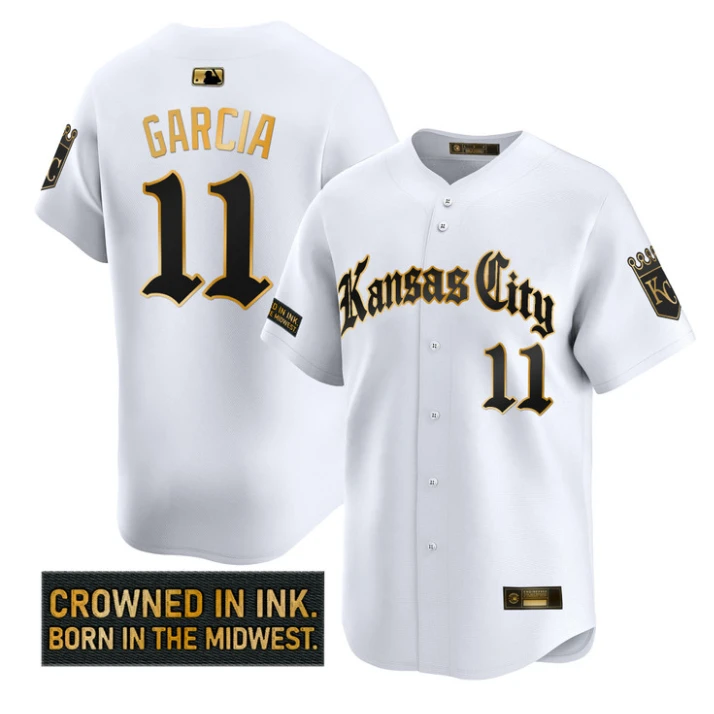 Vinnie Pasquantino Jersey #9 Kansas City Royals Gothic Crown Edition Black Gold by My Store