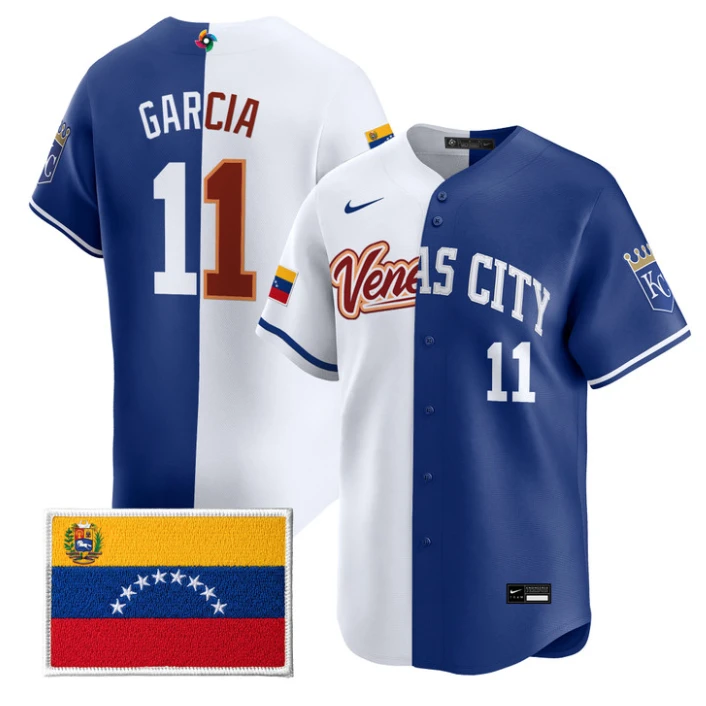 Maikel Garcia Jersey #11 Team Venezuela World Baseball Pro Club Split Stitched by My Store