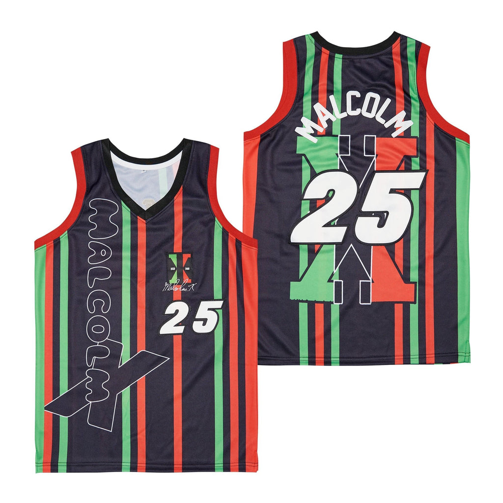 Malcolm #25 Movie Basketball Jersey Multi Color by My store basketball