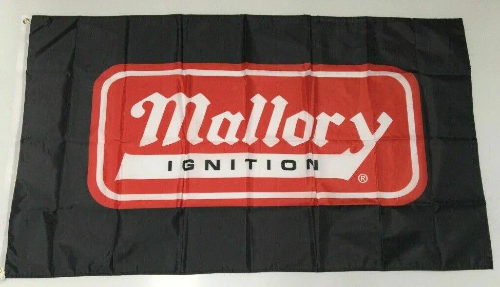 Mallory Ignition Banner Flag Holley Car Service Engine Garage Workshop Mechanic 3x5ft by flagsjustdoit