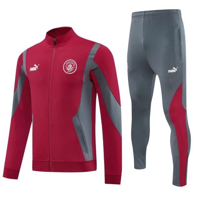 Manchester City 2025-26 Soccer Training Set – Crimson Power by Soccer Jersey