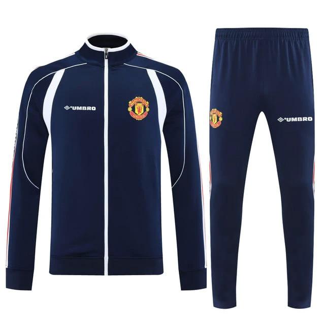 Manchester United 2025-26 Soccer Training Set – Navy retro by Soccer Jersey