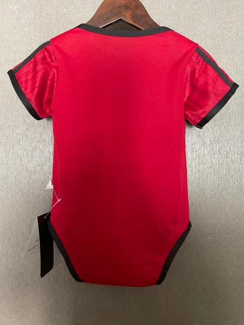 Manchester United 2025-26 Tiny Red Devil Soccer Baby Bodysuit – Red by Soccer Jersey