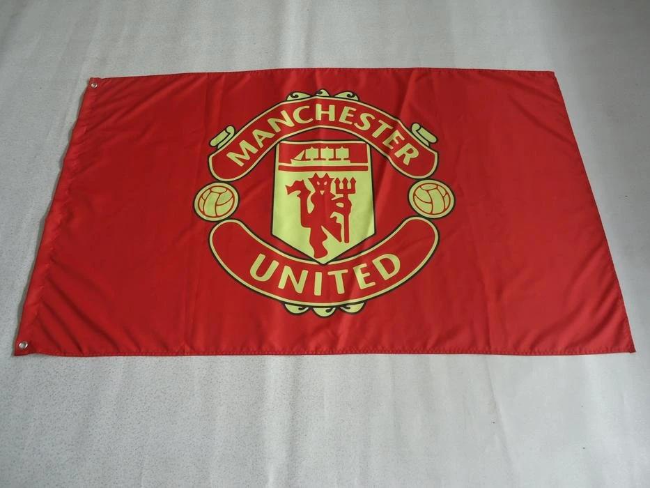 Manchester United F.C. Flag 3x5ft Banne polyester by flagsjustdoit