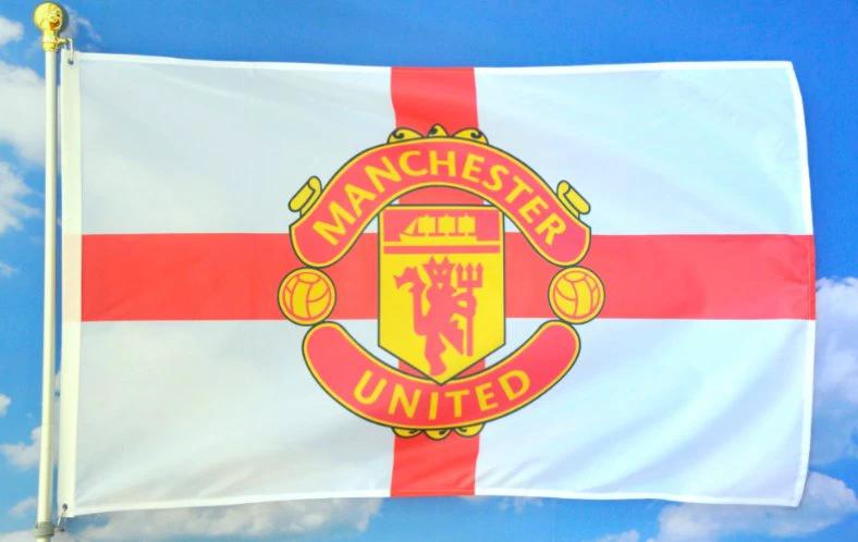 Manchester United Football Club Flag 3x5ft Banner Polyester by flagsjustdoit