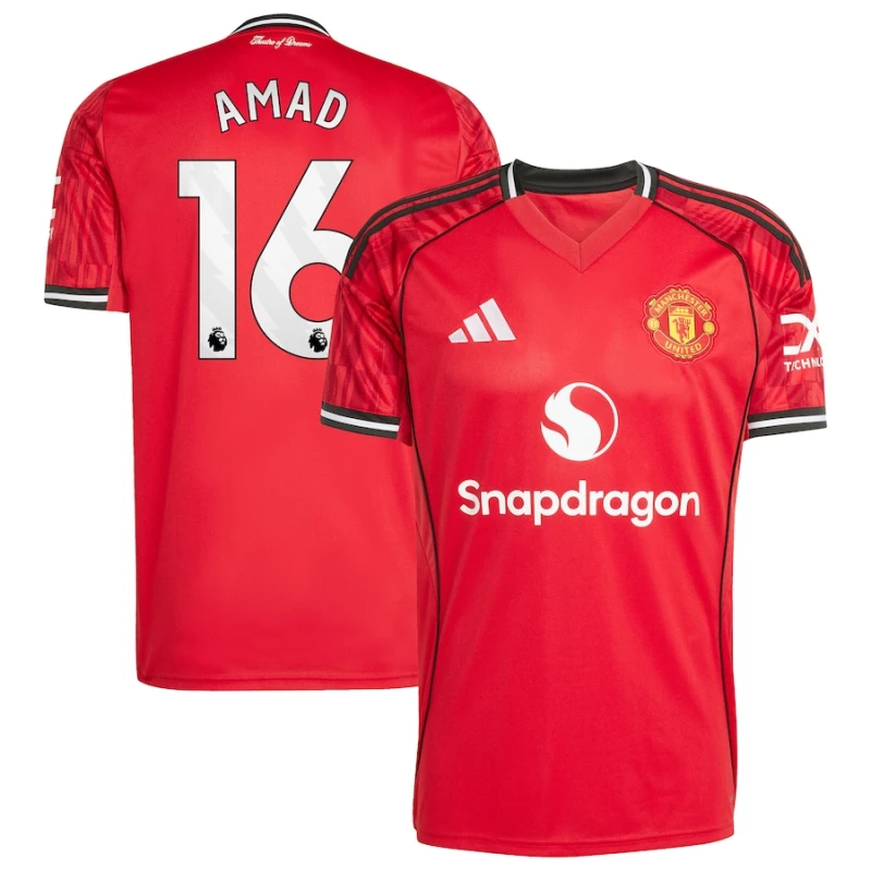 Manchester United Away 2025-26 Customize Match Jersey – White by Soccer Jersey