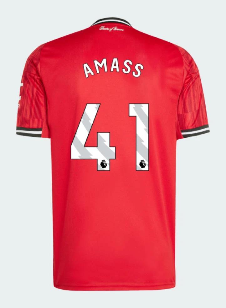 Manchester United Home 2025-26 AMASS 41 Match Jersey – Red by Soccer Jersey