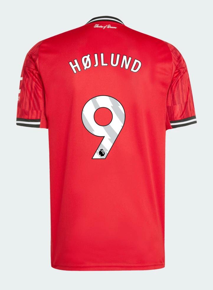 Manchester United Home 2025-26 HØJLUND 9 Match Jersey – Red by Soccer Jersey