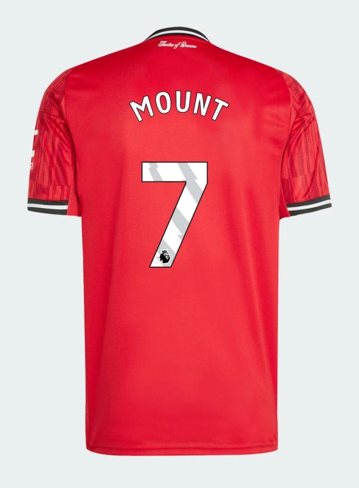 Manchester United Home 2025-26 MOUNT 7 Match Jersey – Red by Soccer Jersey