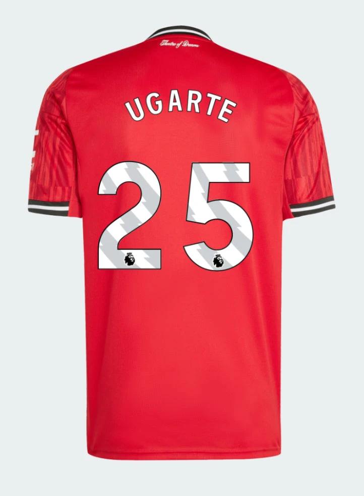 Manchester United Home 2025-26 UGARTE 25 Match Jersey – Red by Soccer Jersey