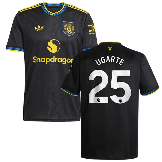 Mason Mount 7 Manchester United 2025-26 Third Match Jersey – Black by Soccer Jersey
