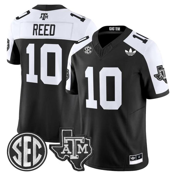 Marcel Reed Jersey #10 Texas A&M Aggies 2025 Vapor V2 Stitched BLack Alternate by NCAA Football Jersey