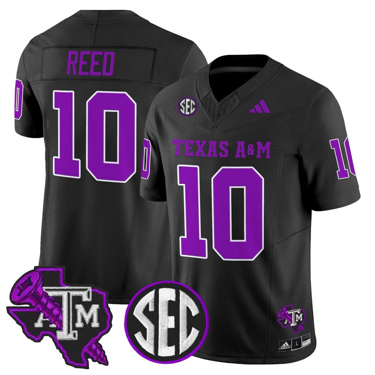 Marcel Reed Jersey #10 Texas A&M Aggies DJ Screw Vapor Limited Stitched by My Store NCAA Football Jerseys
